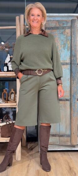 Jort khaki - Evy 196280