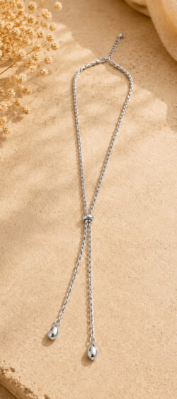 Lariat ketting zilver Sil - 192782