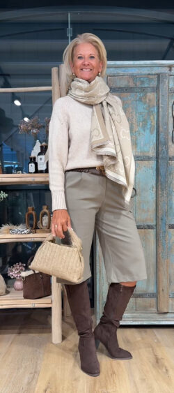 Luxe CC sjaal beige/zand 196446